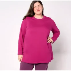 Active Crew Neck Long Sleeve Tunic - a world of fashionable women's clothing, including a wide selection of dresses and trendy accessories.> Flash Sale