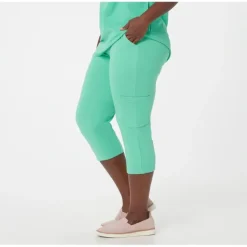 Active French Terry Cargo Capri Pants - a world of fashionable women's clothing, including a wide selection of dresses and trendy accessories.> Best Sale