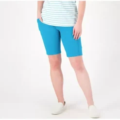 Active French Terry Petite Pull On Short - a world of fashionable women's clothing, including a wide selection of dresses and trendy accessories.< Fashion