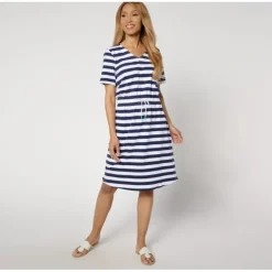 Active Petite Americana Favorite Jersey Dress - a world of fashionable women's clothing, including a wide selection of dresses and trendy accessories.> Discount