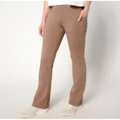 Active Petite Duo Stretch Lightly Boot Pant w/ Pockets - a world of fashionable women's clothing, including a wide selection of dresses and trendy accessories.> Outlet