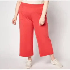 Active Petite French Terry Wide Leg Crop Pant - a world of fashionable women's clothing, including a wide selection of dresses and trendy accessories.< Fashion