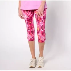 Active Petite Printed Duo Stretch Capri Legging - a world of fashionable women's clothing, including a wide selection of dresses and trendy accessories.< Fashion