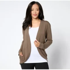 Active Petite Soft Blend Knit Cocoon Cardigan - a world of fashionable women's clothing, including a wide selection of dresses and trendy accessories.< Fashion