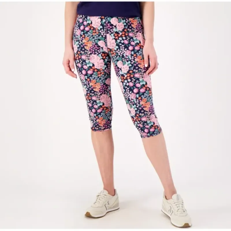 Active Printed Duo Stretch Capri Leggings - a world of fashionable women's clothing, including a wide selection of dresses and trendy accessories.< Fashion