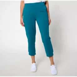 Active Reg French Terry Crop Jogger w/ Cargo Pockets - a world of fashionable women's clothing, including a wide selection of dresses and trendy accessories.> Clearance