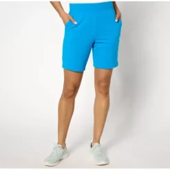 Active Reg French Terry Short with Rib Details - a world of fashionable women's clothing, including a wide selection of dresses and trendy accessories.> Fashion