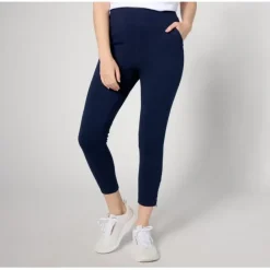 Active Regular Duo Stretch Crop Leg Pant with Zipper - a world of fashionable women's clothing, including a wide selection of dresses and trendy accessories.< Fashion