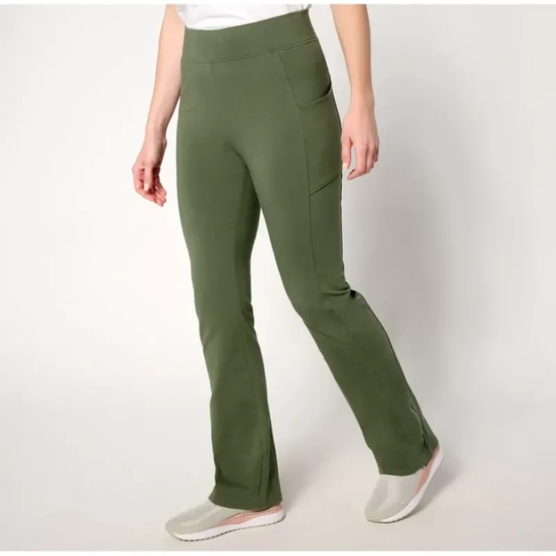 Active Tall Duo Stretch Lightly Boot Pant w/ Pockets - a world of fashionable women's clothing, including a wide selection of dresses and trendy accessories.> Clearance