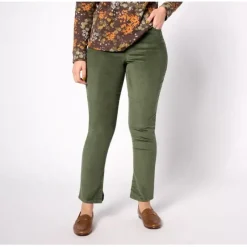 Adaptive Slim Straight Corduroy Pant - a world of fashionable women's clothing, including a wide selection of dresses and trendy accessories.< Fashion