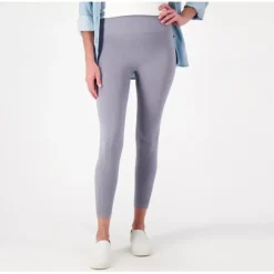 AnyBody Intimates Jacquard Panel Leggings - a world of fashionable women's clothing, including a wide selection of dresses and trendy accessories.< Shop All