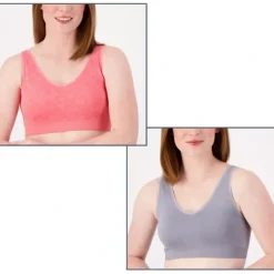 AnyBody Intimates Set of 2 All-Day Seamless Bras - a world of fashionable women's clothing, including a wide selection of dresses and trendy accessories.< Shop All