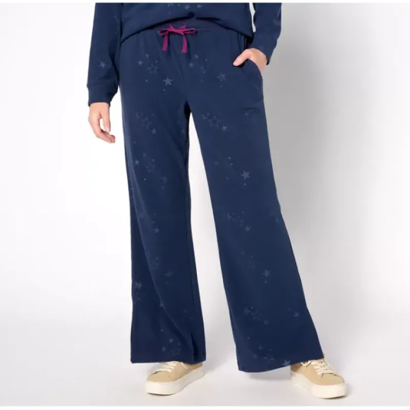 AnyBody Lounge Star Fleece Straight Leg Pant - a world of fashionable women's clothing, including a wide selection of dresses and trendy accessories.< Shop All
