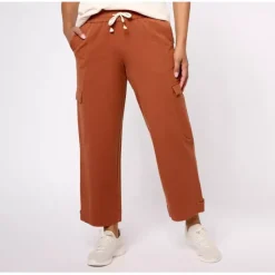 AnyBody Regular All-Stretch Twill Relaxed Cargo Pant - a world of fashionable women's clothing, including a wide selection of dresses and trendy accessories.< Shop All