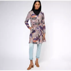 Attitudes by Renee Button Front Duster - a world of fashionable women's clothing, including a wide selection of dresses and trendy accessories.> Store