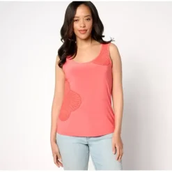 Attitudes by Renee Como Jersey Crochet Top - a world of fashionable women's clothing, including a wide selection of dresses and trendy accessories.< Fashion