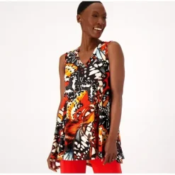 Attitudes by Renee Como Jersey Godet Sleeveless Top - a world of fashionable women's clothing, including a wide selection of dresses and trendy accessories.< Shop All