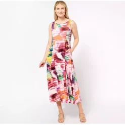 Attitudes by Renee Regular Como Jersey Keyhole Dress - a world of fashionable women's clothing, including a wide selection of dresses and trendy accessories.< Dresses