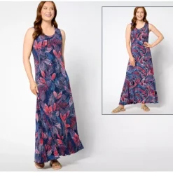 Attitudes by Renee Regular Como Jersey Reversible Maxi Dress - a world of fashionable women's clothing, including a wide selection of dresses and trendy accessories.< Dresses