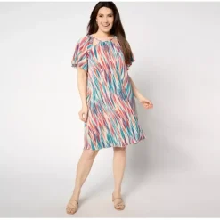 Attitudes by Renee Regular Flutter Sleeve Cutout Dress - a world of fashionable women's clothing, including a wide selection of dresses and trendy accessories.< Dresses