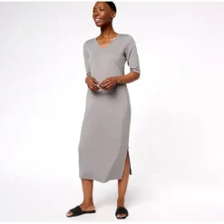 Attitudes by Renee Regular Parisian Jersey Midi Dress - a world of fashionable women's clothing, including a wide selection of dresses and trendy accessories.< Dresses