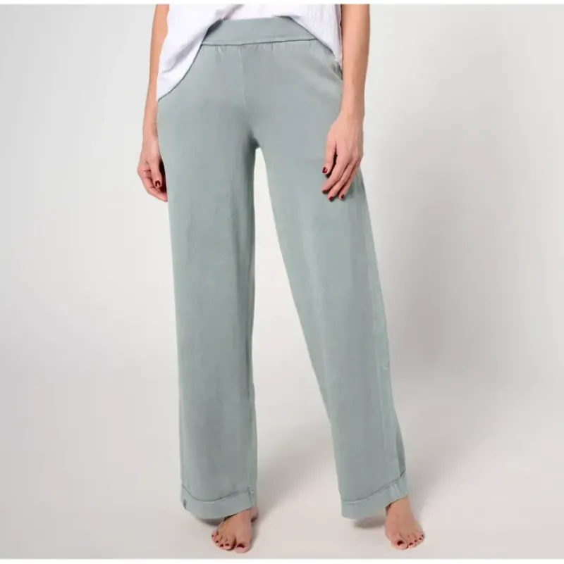 Barefoot Dreams 100% Cotton Pet Sunbleached Seamed Pant - a world of fashionable women's clothing, including a wide selection of dresses and trendy accessories.> Best