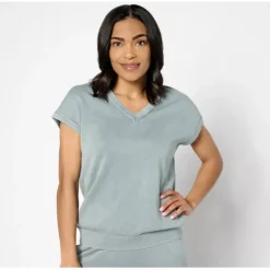 Barefoot Dreams 100% Cotton Sunbleached Reverse Seam Vest - a world of fashionable women's clothing, including a wide selection of dresses and trendy accessories.< Dresses