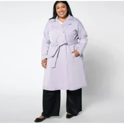BEAUTIFUL by Lawrence Zarian Regular Pleated Double Breasted Trench Coat - a world of fashionable women's clothing, including a wide selection of dresses and trendy accessories.> Hot