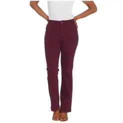 Belle by Kim Gravel Flexibelle 5-Pkt Boot Cut Jeans Petite - a world of fashionable women's clothing, including a wide selection of dresses and trendy accessories.< Shop All