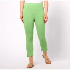 Belle by Kim Gravel Pet Coastal Crop Perfect Ponte Pants - a world of fashionable women's clothing, including a wide selection of dresses and trendy accessories.> Clearance