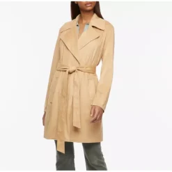 Bernardo Faux Suede Trench Coat - a world of fashionable women's clothing, including a wide selection of dresses and trendy accessories.> Best