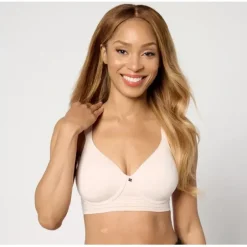 Breezies Comfort Breeze Seamless Wirefree Bra - a world of fashionable women's clothing, including a wide selection of dresses and trendy accessories.< Shop All
