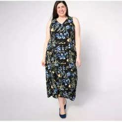 Coldwater Creek Bella Flora Knit Maxi Dress - a world of fashionable women's clothing, including a wide selection of dresses and trendy accessories.< Dresses