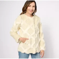 Dennis Basso Madison Ave Novelty Faux-Fur Coat - a world of fashionable women's clothing, including a wide selection of dresses and trendy accessories.> Fashion