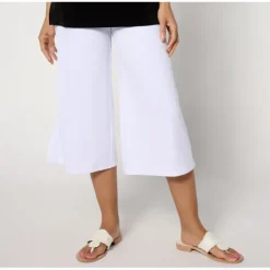 Dennis Basso Regular Italia Knit Wide Leg Crop Pant - a world of fashionable women's clothing, including a wide selection of dresses and trendy accessories.> Best