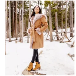 Donna Salyers Fabulous Furs Sundown Faux SuedeBelted Coat - a world of fashionable women's clothing, including a wide selection of dresses and trendy accessories.> Hot