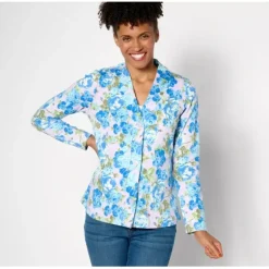 Isaac Mizrahi Live! Essentials Button Front Cardigan - a world of fashionable women's clothing, including a wide selection of dresses and trendy accessories.< Hat