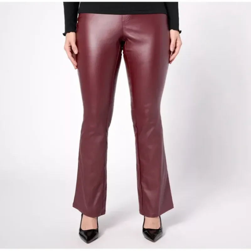 Jingle Belles by Kim Gravel Rebelleious Coated Holiday Flare Pant - a world of fashionable women's clothing, including a wide selection of dresses and trendy accessories.> Best