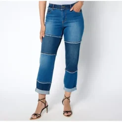 LOGO lab by Lori Goldstein Reg Boyfriend Jeans - a world of fashionable women's clothing, including a wide selection of dresses and trendy accessories.> Outlet