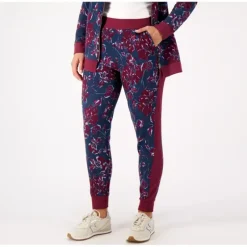 LOGO Lounge by Lori Goldstein Petite Floral Printed Joggers - a world of fashionable women's clothing, including a wide selection of dresses and trendy accessories.> Cheap