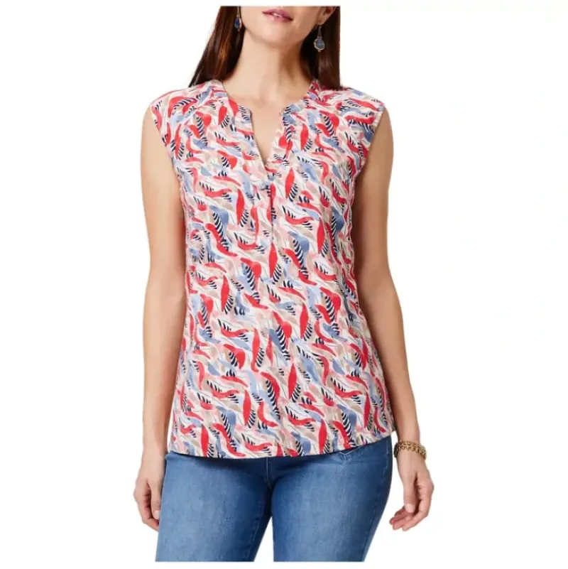 NIC+ZOE Coral Waves Live In Tank - a world of fashionable women's clothing, including a wide selection of dresses and trendy accessories.> Cheap