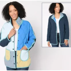 NIC+ZOE Mixed Up Reversible Coat - a world of fashionable women's clothing, including a wide selection of dresses and trendy accessories.> Cheap
