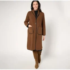 NIC+ZOE Trimmed Teddy Coat - a world of fashionable women's clothing, including a wide selection of dresses and trendy accessories.> Best Sale