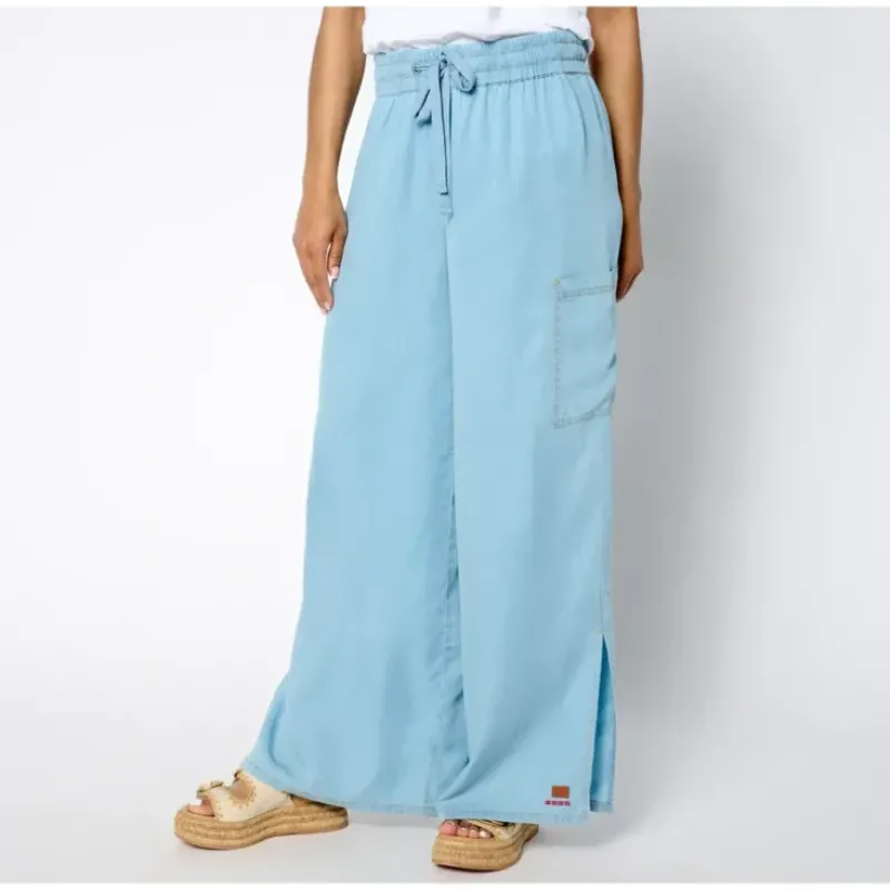 Peace Love World Reg Lyocell Pull On Pant- Indigo - a world of fashionable women's clothing, including a wide selection of dresses and trendy accessories.> Clearance