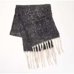 Sprigs Oversized Solid Fringe Scarf with Pockets - a world of fashionable women's clothing, including a wide selection of dresses and trendy accessories.< Fashion
