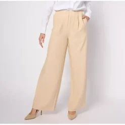 Studio Park x Amy Stran Petite Wide Leg Pleated Pant - a world of fashionable women's clothing, including a wide selection of dresses and trendy accessories.< Fashion