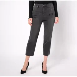 Studio Park x Amy Stran Petite Distessed Hem Black Jean - a world of fashionable women's clothing, including a wide selection of dresses and trendy accessories.> Clearance