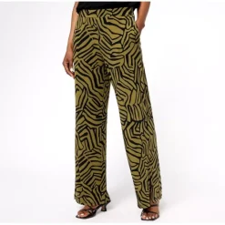 Susan Graver Petite Printed Liquid Knit Pants with Slits - a world of fashionable women's clothing, including a wide selection of dresses and trendy accessories.< Fashion