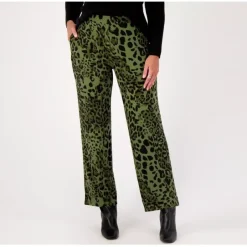 Susan Graver Regular Printed Liquid Knit Wide Leg Pull On Pants - a world of fashionable women's clothing, including a wide selection of dresses and trendy accessories.< Fashion