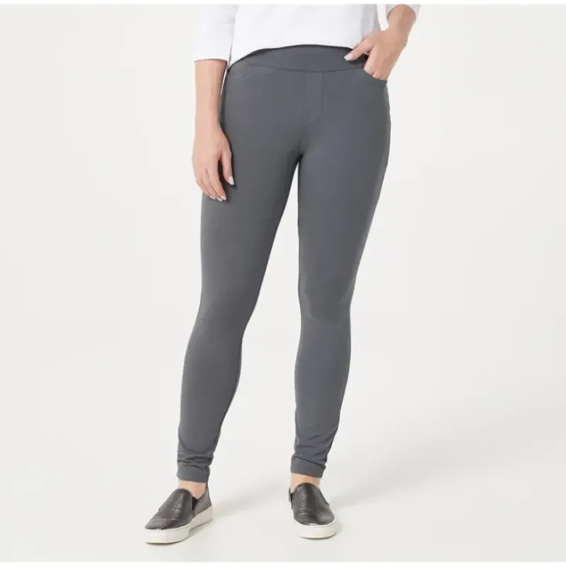 Susan Graver Weekend Petite Premium Stretch Ankle Leggings - a world of fashionable women's clothing, including a wide selection of dresses and trendy accessories.> Online